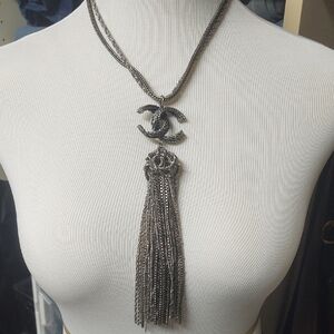 2017 Strass CC Paris-Cosmopolite Tassel Necklace Reserved